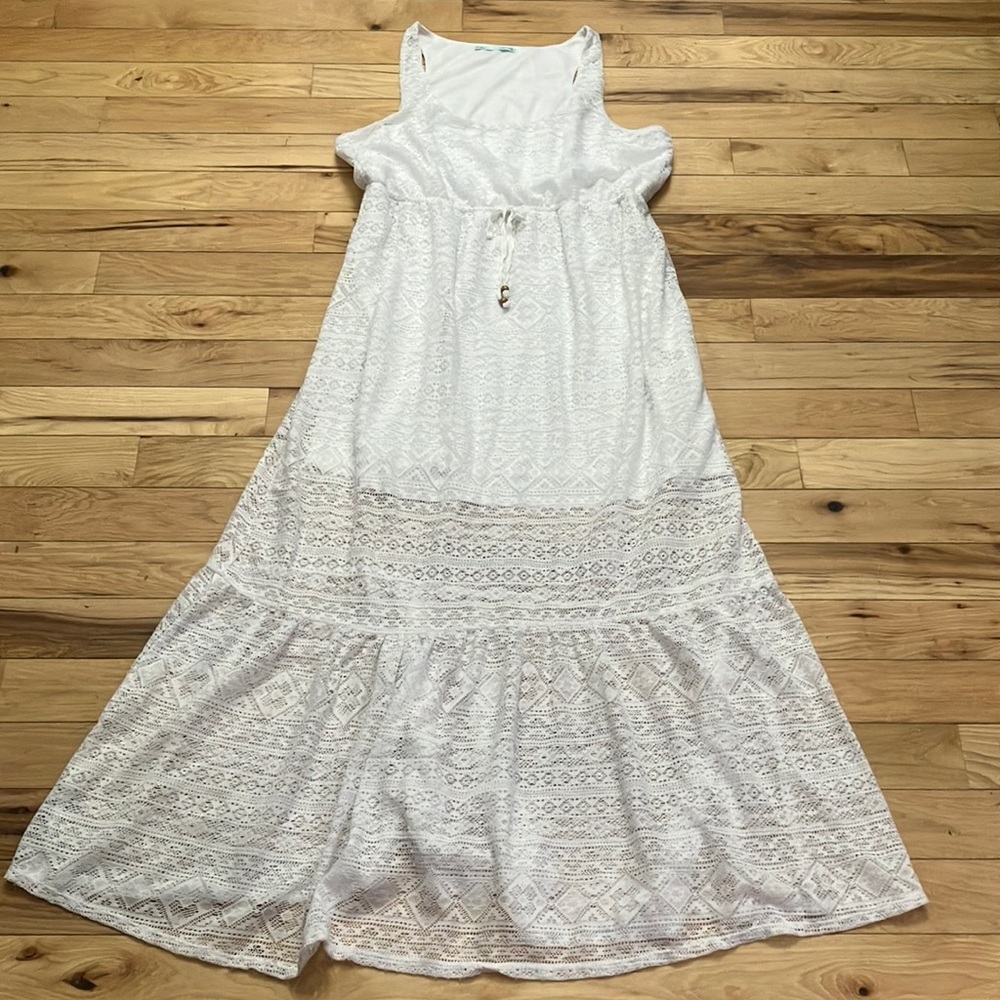 * Ladies Maurices maxi dress XXL white